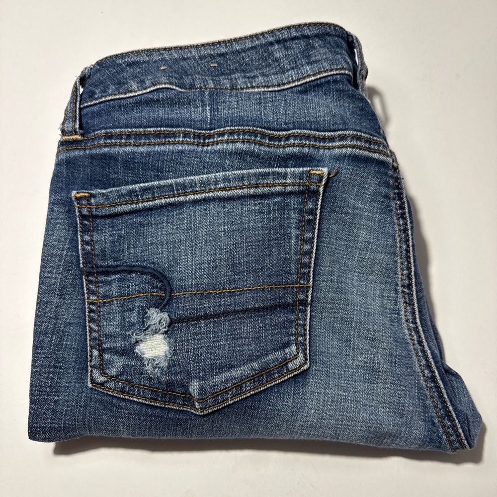 American Eagle Outfitters Jegging Super Stretch Distressed Women's Jeans Size 8